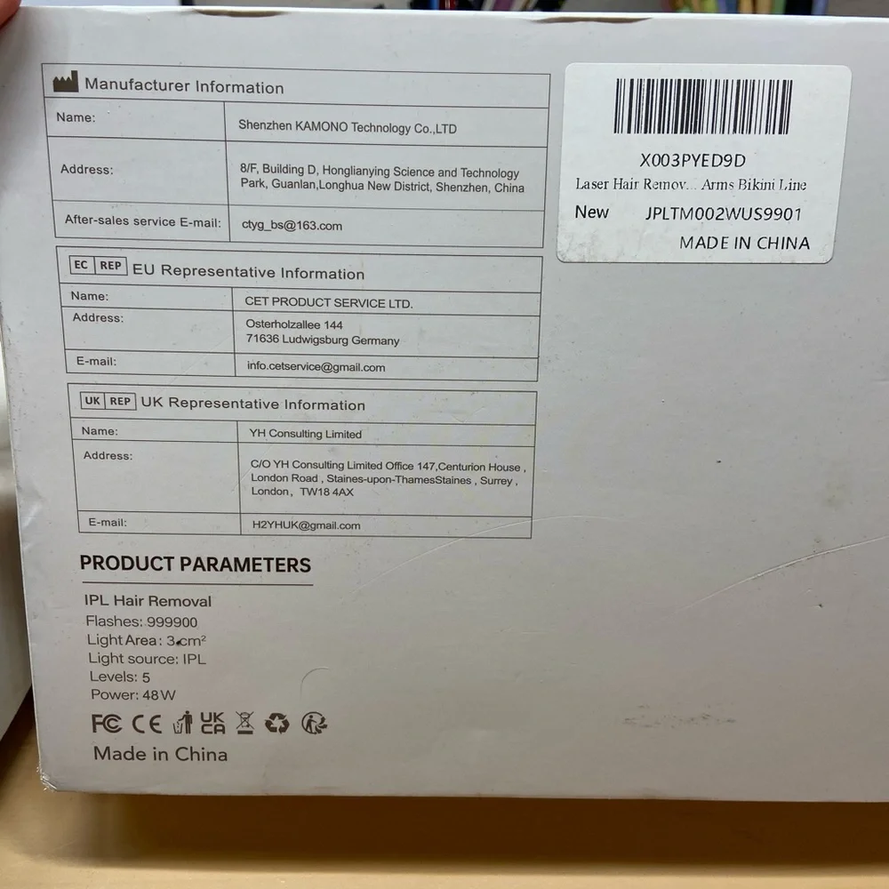 Rose Gold IPL Hair Removal Device - Picture 7 of 7